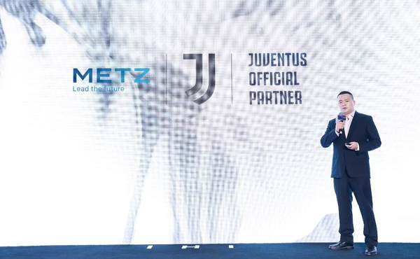 METZ blue kondigt merkpartnerschap aan met de wereldleidende voetbalclub Juventus ter ondersteuning van haar wereldwijde expansieplan