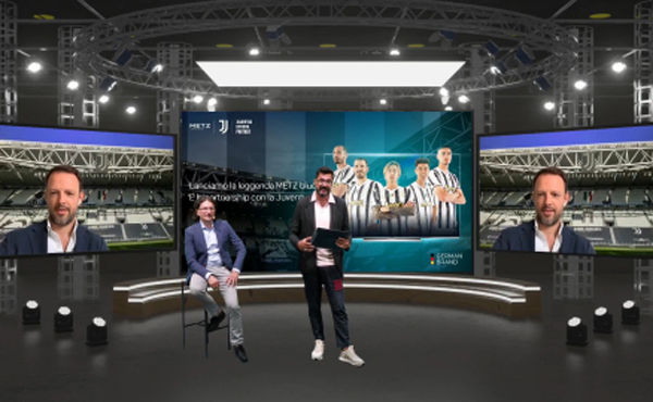 METZ blue, in mondiaal strategisch partnerschap met Juventus, om Italiaanse voetbalfans te begroeten met meeslepende tv-ervaringen