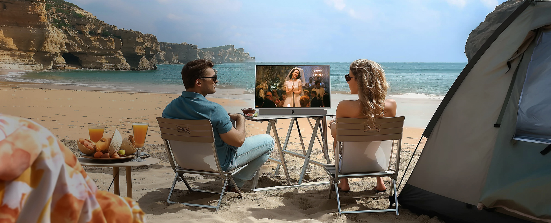 Draagbare televisie,