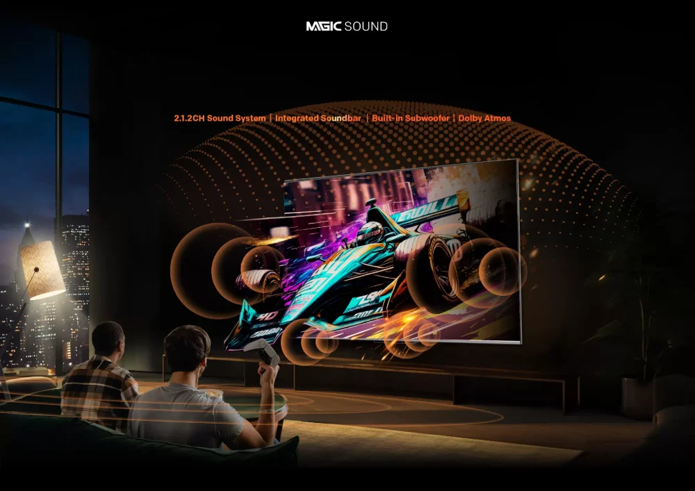 QLED Magic Sound-technologie